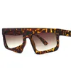Солнцезащитные очки Мода Роскошные Нерегулярные Квадратные Женщины Винтаж Негабаритные Очки Большое Градиентное Солнце UV400 Черные оттенки Леди