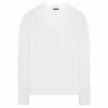 Men's T-shirts 803# classic loose simple badge long sleeve solid color bottoming shirt