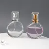 100 pcs 25 ml nachfüllbare spiralische dicke untere Quadratglas Zerstäuber Parfüm Flasche Kosmetische leere Sprühflaschenbehälter