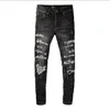 20SS Heren Designer Jeans Verontruste Ripped Biker Slim Fit Motorfiets Denim Voor Heren Top Kwaliteit Mode jean Mans Broek voor homm205B