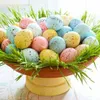Party-Dekoration 1 Packung Multi-Size-Ostern-Schaum-Eier bunter gefälschter Vogel für DIY-Kranz-Kind-Geschenk-Versorgungsmaterialien