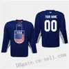 THR EUA 2019 IIHF Campeonato Mundial Jersey 86 Christian Wolanin 72 Frank Vatrano 30 Thatcher Demko 12 Alex Debrincat 1 Cayden Primeau 1 Prime