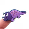 50 шт. Целая смесь мультфильм животных Dinosaur PVC Craft Flat для DIY DIY Boys Girls Jewelry Shoes Shant