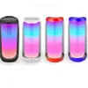 Nouveaux haut-parleurs Bluetooth Pulsating PLUSE4 en verre avec sept lumières colorées brillent sans fil Bluetooth 5.0 MINI haut-parleur subwoofer