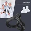 AA Sex Toys Unisex Wholesale Cockrings Reusable Silicone Semen Cock Ring Penis Enlargement Delayed Ejaculation Sex Toys for Men Chastity Cage Chastity Inflatable