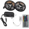 Luzes de tira de LED de 5m Smd2835 IP65 à prova d'água com 44 key controle remoto Modo DIY RGB Colors for Room Party8649238