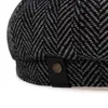 Mode Mannen Baretten Hoed Herfst Nieuwe Vintage Fishbone Octagon Caps Vrouwen Casual Pompoen Hoed Gatsby Platte Baretten Gorras J220722