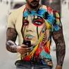 Pullover T-Shirt Javier Herren T-Shirt Abstraktes Muster High Definition Druck Sommer Kurzarm Top T-Shirts Größe XXS6XL 220607