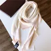 2023 High quality Scarf For Men and Women Oversized Classic Check Shawls Scarves Designer luxury Gold silver thread plaid Soft comfortable Shawl size 140 140CM