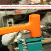 Narzędzia ręczne 0,5-4lb Dead Blow Mallet Orange Soft Guma Unicast Hammer Instaluj wielofunkcyjny narzędzie drewniane podłogi bez elastyczności