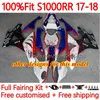 Injection Mold Fairings For BMW S 1000RR 1000 RR S-1000RR S1000RR 15 16 17 18 Body 151No.5 S1000 RR 2015 2016 2017 2018 S1000-RR 2015-2018 OEM Bodywork Kit new red blue