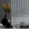 Window Stickers Privacy Frowed Film No-Glue Self Lime 3D Static Decorative Glass for Home Kitchen Office Anti-UvWindow