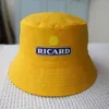 Summer RICARD Bucket Hats Unisexe Man Women Cotton Fisherman Caps Girl Boy Outdoor Sport Chapeau Bob Ricard Panama Hat 220617