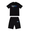 Top Trapstar New Mens t Shirt Short Sleeve Outfit Chenille Tracksuit Black Cotton London StreetwearS-2XL