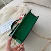 Evening Bags Women's Fashion Handbag Red Blue White Scarf Bow Korean Single Shoulder Messenger Chain Bag Envelope BagEvening