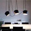 Подвесные лампы скандинавские креативность DIY паук белый черный барабан свет