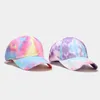 Fashion Colorful Tie-dye Baseball Cap Spring Mens And Womens Trend Lovers Hat Outdoor Sports Adjustable Sun Graffiti Bones