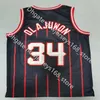 Män Stitched Jalen Green 0 Basket 2021-22 Vintage Clyde Drexler 22 Hakeem Olajuwon 34 Yao 11 Ming Steve 3 Francis Jersey