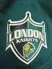 C26 Nik1 Vente en gros personnalisé MITCH MARNER LONDON KNIGHTS GREEN OHL CCM HOCKEY JERSEY point ajouter n'importe quel nombre n'importe quel nom Mens Hockey Jersey XS-6XL