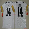 CUSTOM Iowa Hawkeyes 14 Desmond King 16 C.J Beathard football college stitched Jersey University of uniform white black