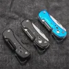 EDC Portable Mini Pocket Keychain Kniv 15 i 1 Rostfria Fällbara knivar Nyckelringar Utomhus Camping Jakt Taktisk Combat Kniv Survival Tool för Män Kvinnor Gåvor