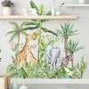 Tropical Rainforest Plants Tropical Animals Series Wallpaper Background Stickers Wall Stickers Self-Adhesive 220510