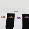 Palms decapitated bear embroidered cotton sports fashion brand socks for men and women