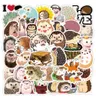 60pcs 귀여운 고슴도치 스티커 DIY 수하물 노트북 오토바이 스티커 용 낙서 스티커