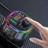 T86 Bluetooth Car Kit Fm передатчик MP3 -плеер тип C PD 20W USB QC3.0 Быстрая зарядка автомобиль зарядное устройство HandsFree