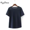 navy blue lace tops
