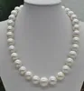 Pendant Necklaces Luxury Natural Rare White 13- 15mm Round Kasumi Pearl Necklace 18"Pendant