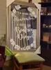 スペインのサイトルウェディングウェルカムサイン黒板ビニールステッカーパーソナライズされた名前花嫁と花groomカスタム素朴なポスター装飾LC1763 220613