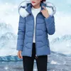 Vestes pour femmes Veste en coton ajustée avec gilet manteau long poches matelassées femmes vers le bas 2022 capuche à manches courtes veste de lit femme