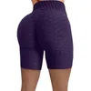 Women Sexy Active Pants Shorts High Waist Seamless Push Up Leggings Summer Fitness Gym Elastic Jacquard Capris Yoga Outfits