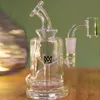 10,2 inch Glas Hookah Bong Spiraal Dab Rig Bent Tube Waterpijp 14 mm gewricht Olie Rigs Bongs Bubbler Roken Shisha