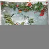 Christmas Snow Doll Wall Carpet Carpet Planta Férias Gift Hangingwitchcraft Dohemian Home Room Decor J220804