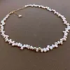 Baroque Natural Pearl Necklace Women Clavicle Chain Simple Temperament New