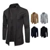 Men's Sweaters Mens Coats Solid Loose Casual Spring Thin Open Front Hip Length Blouse ClothingMen's