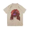 メンズTシャツの自然はまだ群衆の白いTシャツハイストリート半袖Tシャツ高品質のティー020723H