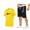 2022 casual trainingspak heren T-shirt + shorts set zomer sportkleding joggingbroek T-shirt streetwear