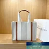 Umhängetasche Buchstabe Druckstreifen große Kapazität Tasche Leinwand japanische lässige Handtasche Einkaufstaschen für Frauen2813