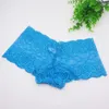 6831 Arrival Ladies Underwear 6 Pcs/Lot Sexy Transparent Lace Women's Boyshort Panties 220426