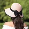 Шляпы с широкими полями, женская панама с защитой от солнца, летняя панама 2023, женская пляжная кепка со съемным козырьком