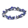 2022 Healing Crystal beads Bracelet strand Sodalite Chip Gemstone Stretch Chakra bangles jewelry for men women