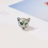 Fits Pandora Sterling Silver Bracelet 30pcs Cheetah Leopard Beads Charms For European Snake Charm Chain Fashion DIY Jewelry Wholesale