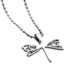 Stainless Steel Hollow Dragonfly Pendant Necklaces Long Chain Necklace For Women Jewelry Party Friends Gifts