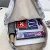 Mochila escolar feminina para meninas adolescentes moda náilon casual senhoras viagem bagpack renderização mochilas femininas