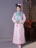 TV Film Stage Wear Women Zarif Cheongsam Elbise Qing Hanedan Prenses Kostüm Nakış Tiyatrosu Cobre Cosplay Drama Gösterisi Elbise