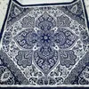 58 58 cm mode kvinnor foulard wrap hip hop bomull bandana fyrkantig cashew halsduk pannband unisex svart röd paisley hög kvalitet