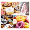 2000W Commercial Donut Makers Donut Fryer Machine 4-Row Mini Donut Forming Frying Machine